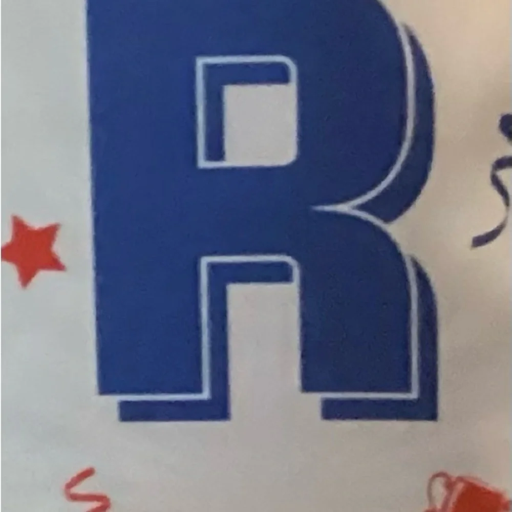 NWT “Congrats Grad” Graduation Party Banner with Blue and Red Design